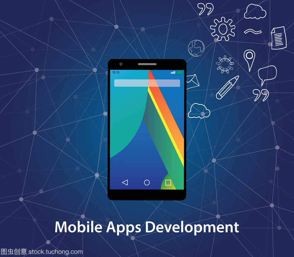移动应用程序开发 智能手机、图标与矢量图形的协同演进
